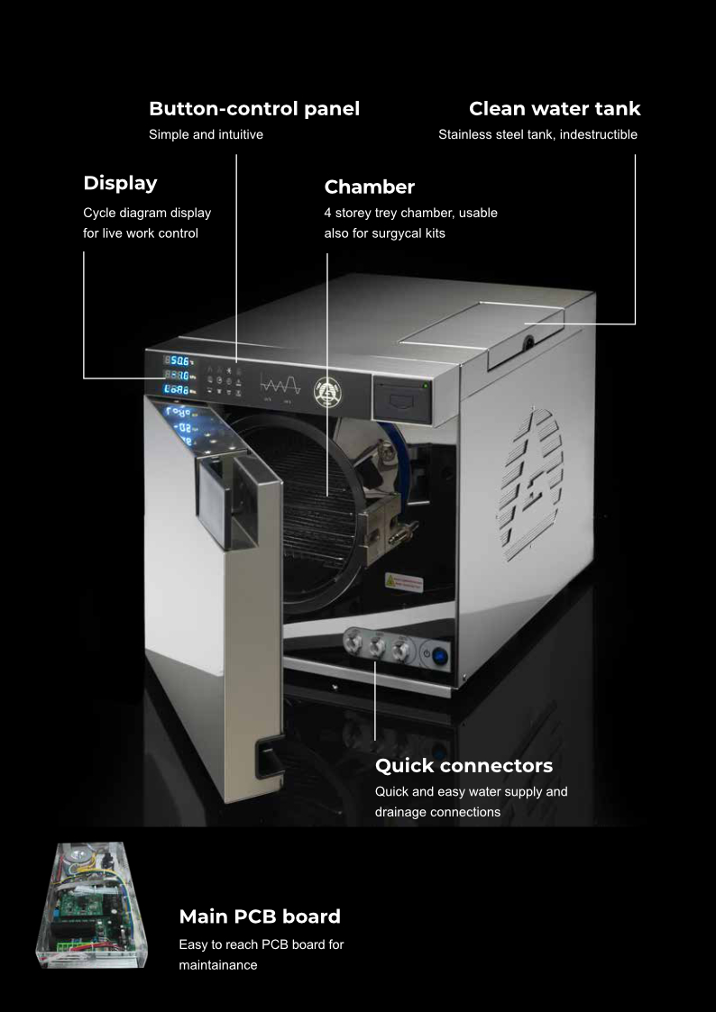 AUTOCLAVE PRIMA - AND Medical Supplies